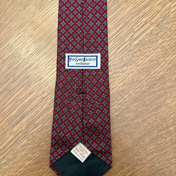 Vintage Yves Saint Laurent Silk Tie - Picture 1 of 2